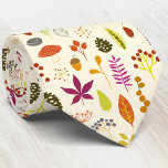 Woodland Forest Nature Neck Tie<br><div class="desc">Leaves,  berries,  pine cones,  toadstools,  mushrooms and all sorts of woodland and forest nature bits and bobs.  Original art by Nic Squirrell.</div>