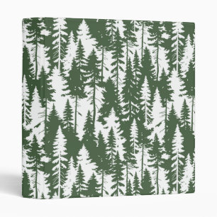 Woodland Forest Pattern 3 Ring Binder