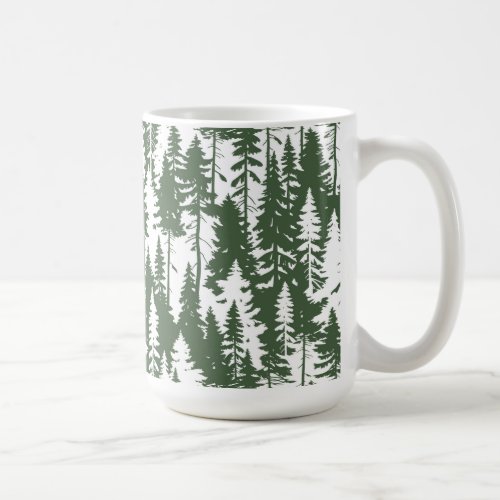 Woodland Forest Pattern Coffee Mug