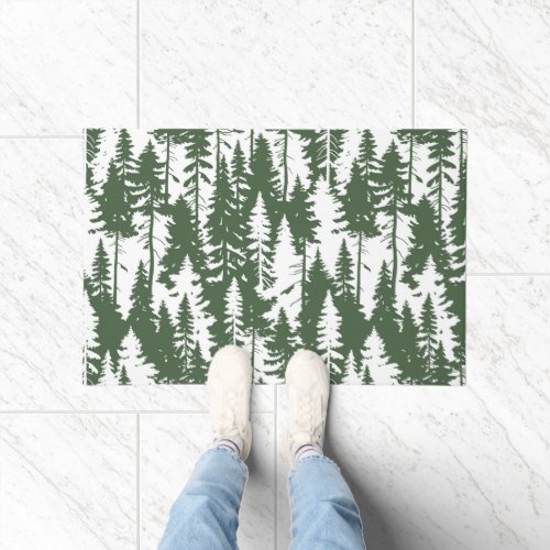 Woodland Forest Pattern Doormat