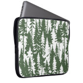 Woodland Forest Pattern Laptop Sleeve (Front Right)