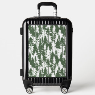 Woodland Forest Pattern Luggage
