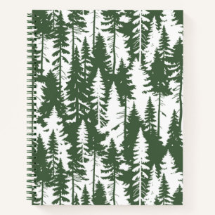 Woodland Forest Pattern Notebook