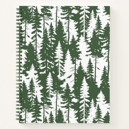 Woodland Forest Pattern Notebook
