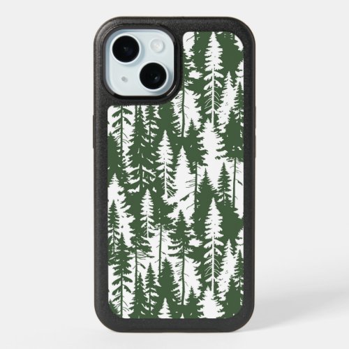 Woodland Forest Pattern iPhone 15 Case