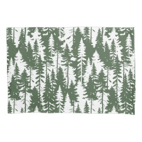 Woodland Forest Pattern Pillow Case