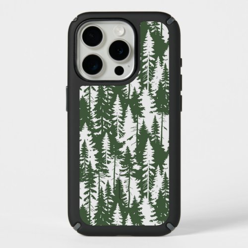 Woodland Forest Pattern iPhone 15 Pro Case