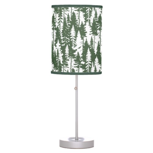 Woodland Forest Pattern Table Lamp