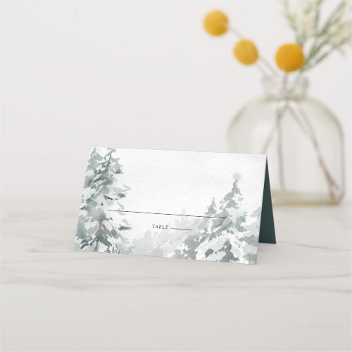 Woodland Forest Place Card