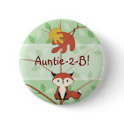 Woodland Fox Button