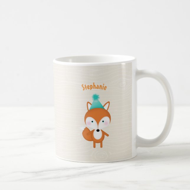 Woodland Fox Coffee Mug (Right)