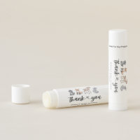 Woodland Fox Deer Baby Shower Simple Lip Balm