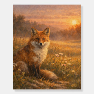Woodland Fox Foam Board Wall Art