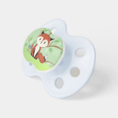 Woodland Fox Kit Baby Pacifier (Front Right)