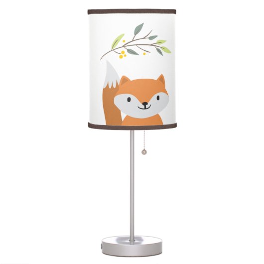 Woodland Fox Nursery/Kids Room Lamp (Left)