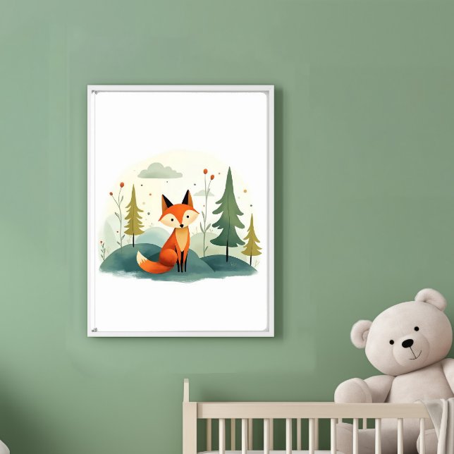 Woodland Fox Poster (Creator Uploaded)