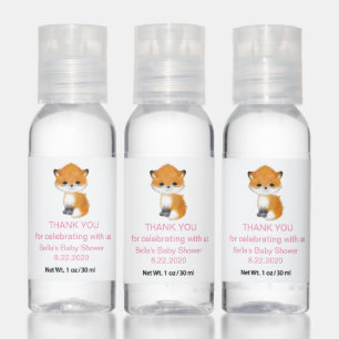 Woodland Fox Travel Bottle Set Hand Sanitizer