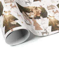Forest Woodland Animals Fox, Deer, Rabbit & Floral Wrapping Paper Sheets -  Moodthology Papery