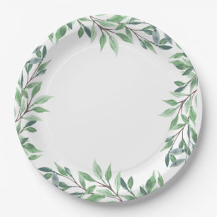 Woodland Frame Paper Plates