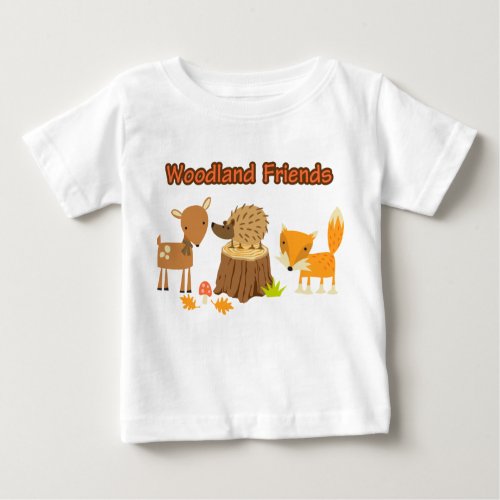 Woodland Friends Baby T_Shirt
