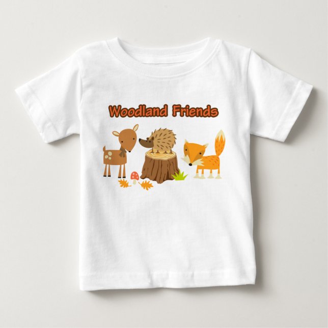 Woodland Friends Baby T-Shirt (Front)