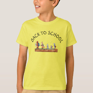 Woodland Friends Back To School Watercolor T-Shirt