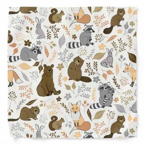 Woodland Friends Bandana