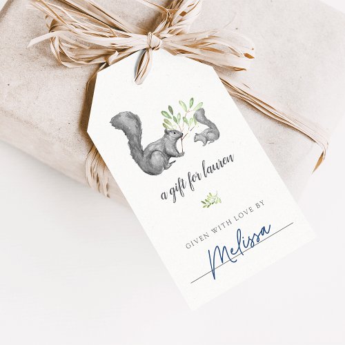 Woodland Friends Display Shower Tags