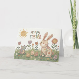 Woodland Friends Easter Card