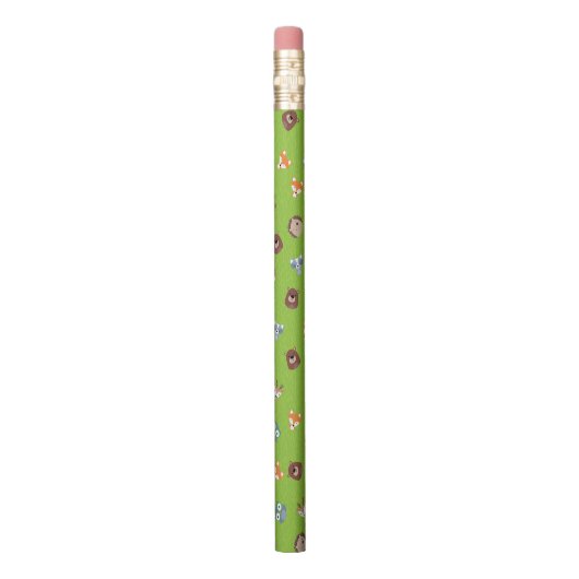 Woodland Friends - Fox Bear Raccoon Hedgehog Deer Pencil (Vertical)