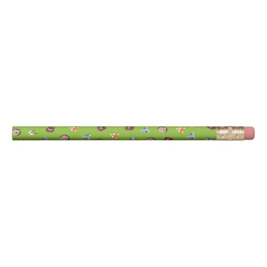 Woodland Friends - Fox Bear Raccoon Hedgehog Deer Pencil (Rotated 90)