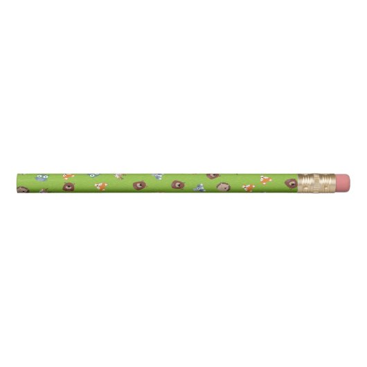 Woodland Friends - Fox Bear Raccoon Hedgehog Deer Pencil (Front)