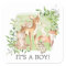 Woodland Friends  It' a Boy Favor Sticker