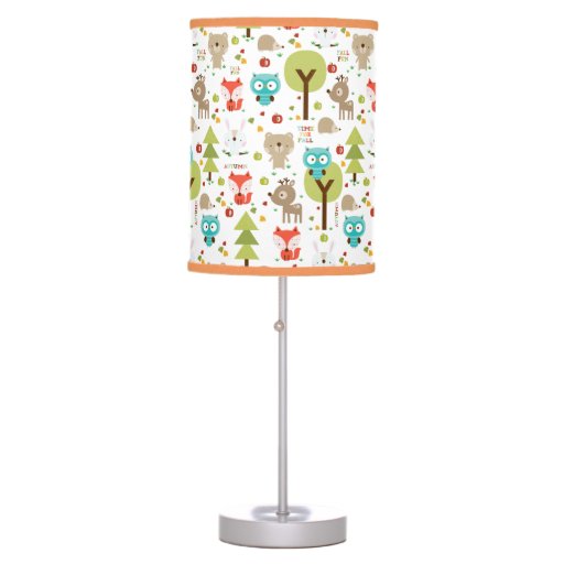 Woodland Friends Nursery Table Lamp | Zazzle