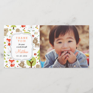 Woodland Friends Photo Any Occasion Thank you