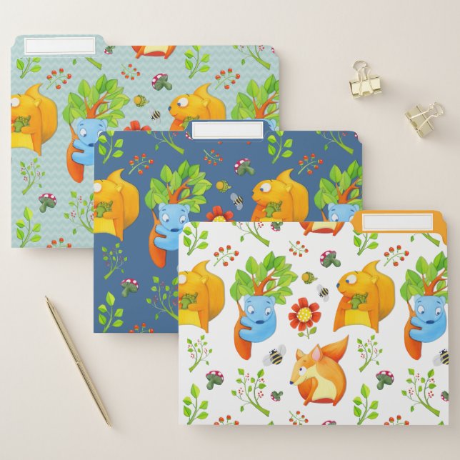 Woodland Fun Set of File Folders (Set)
