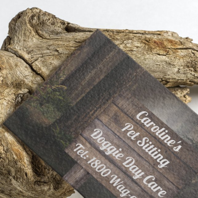 Woodland Garden Services Lawn Care Business Card (Creator Uploaded)