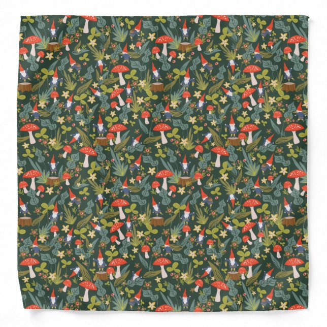 Woodland Gnome Bandana (Front)