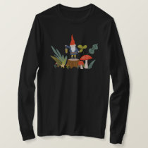 Woodland Gnome & Mushroom T-Shirt