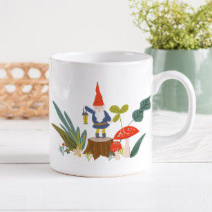 Woodland Gnome Two-Tone Coffee Mug