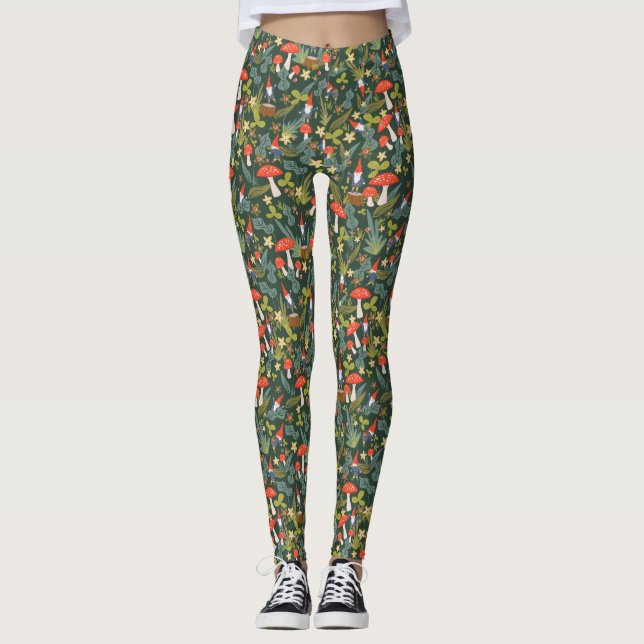 Woodland Gnomes Leggings (Front)