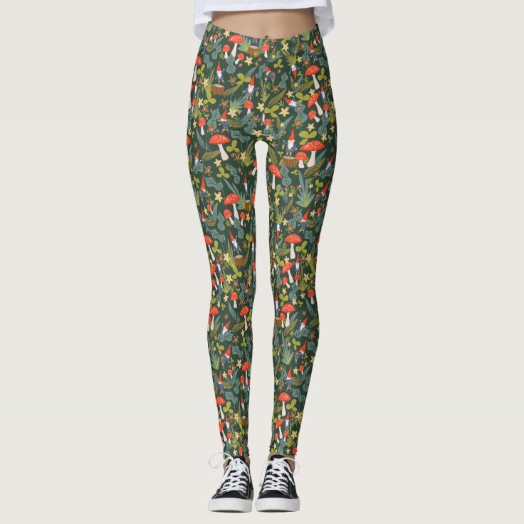 Woodland Gnomes Leggings Zazzle