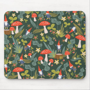 Woodland Gnomes Mouse Pad