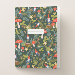Woodland Gnomes Pocket Folder