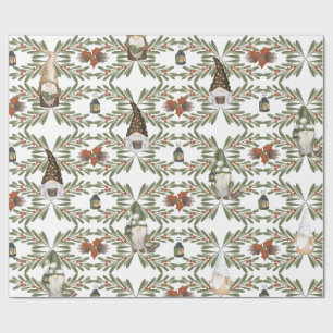 Woodland Gnomes Wrapping Paper
