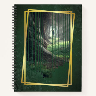 Woodland gold notebook