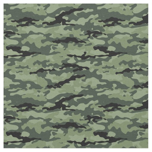 Woodland Green  Camo Pattern for  DIY Masks Fabric