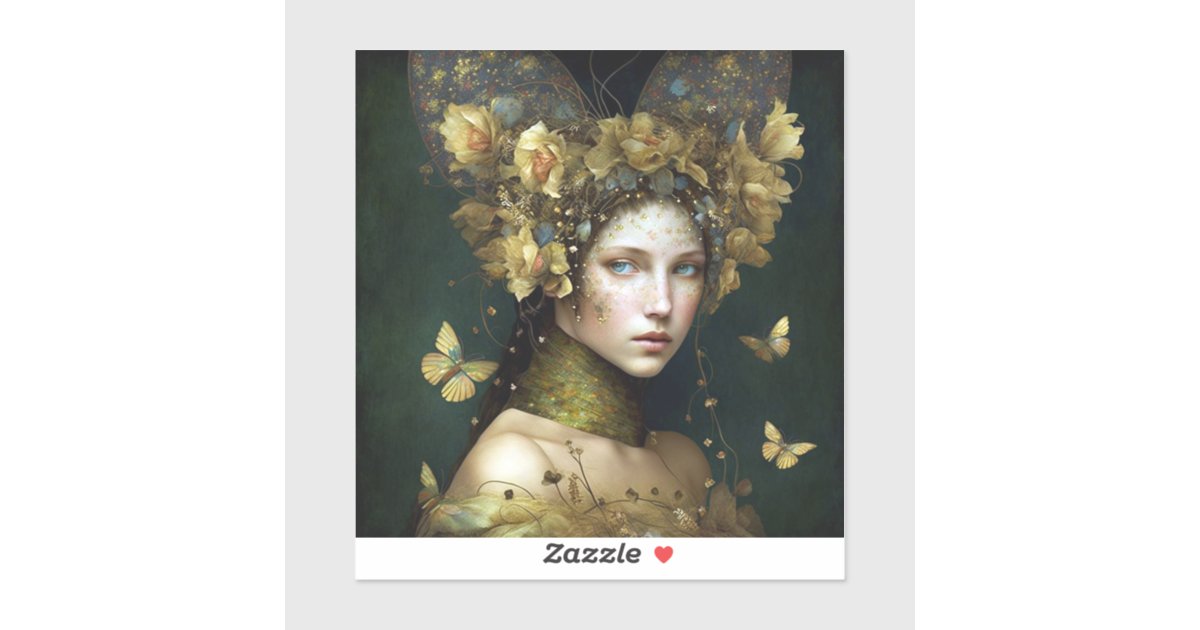 Cute Fairy Sticker, Zazzle