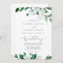 Woodland Greenery All In One Wedding Invitation