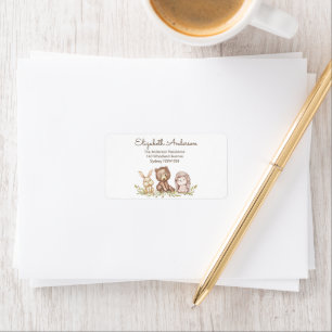 Woodland Greenery Forest Return Address Label